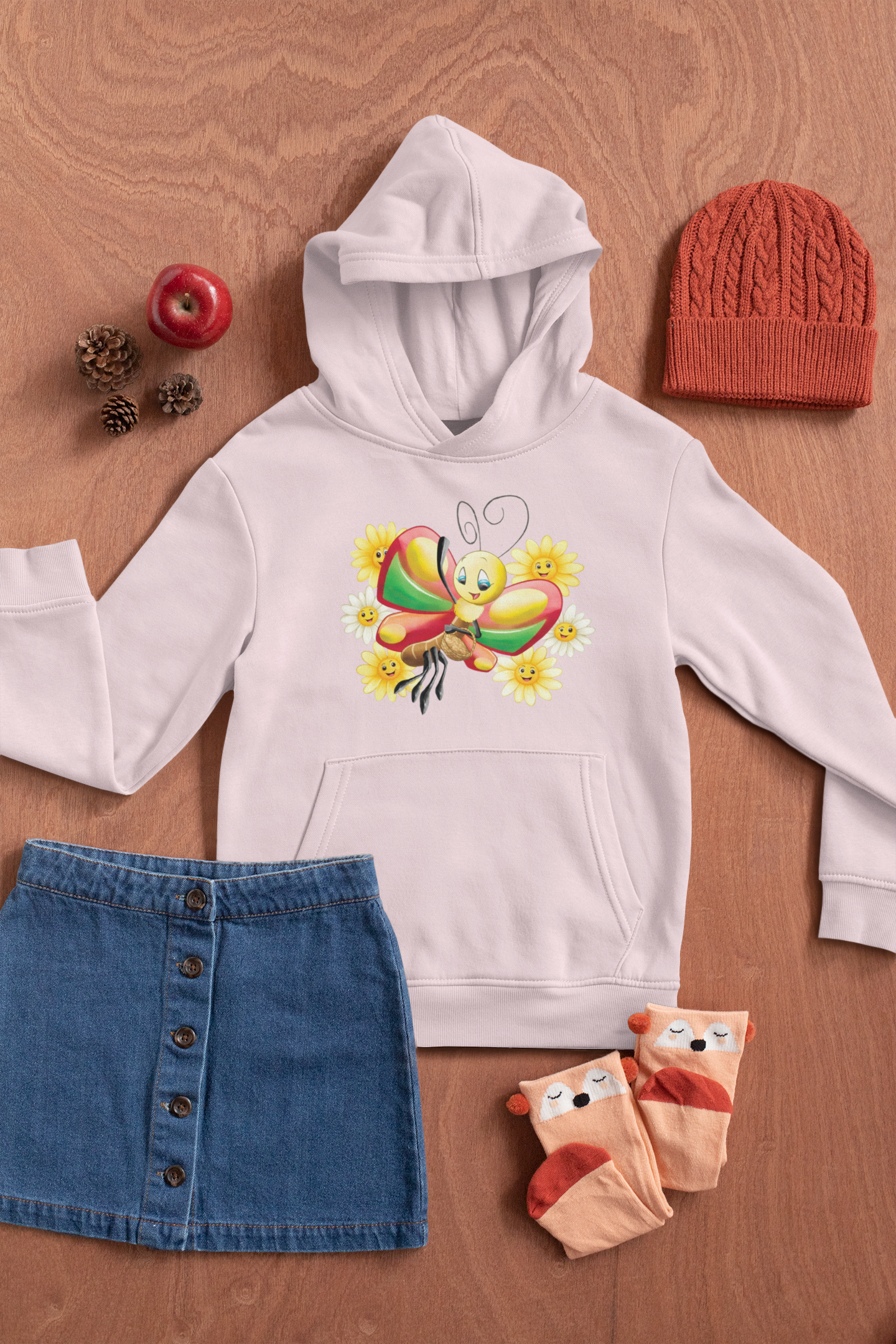 Magical Meadows - Betty & Flowers - Premium Hoodie Kids