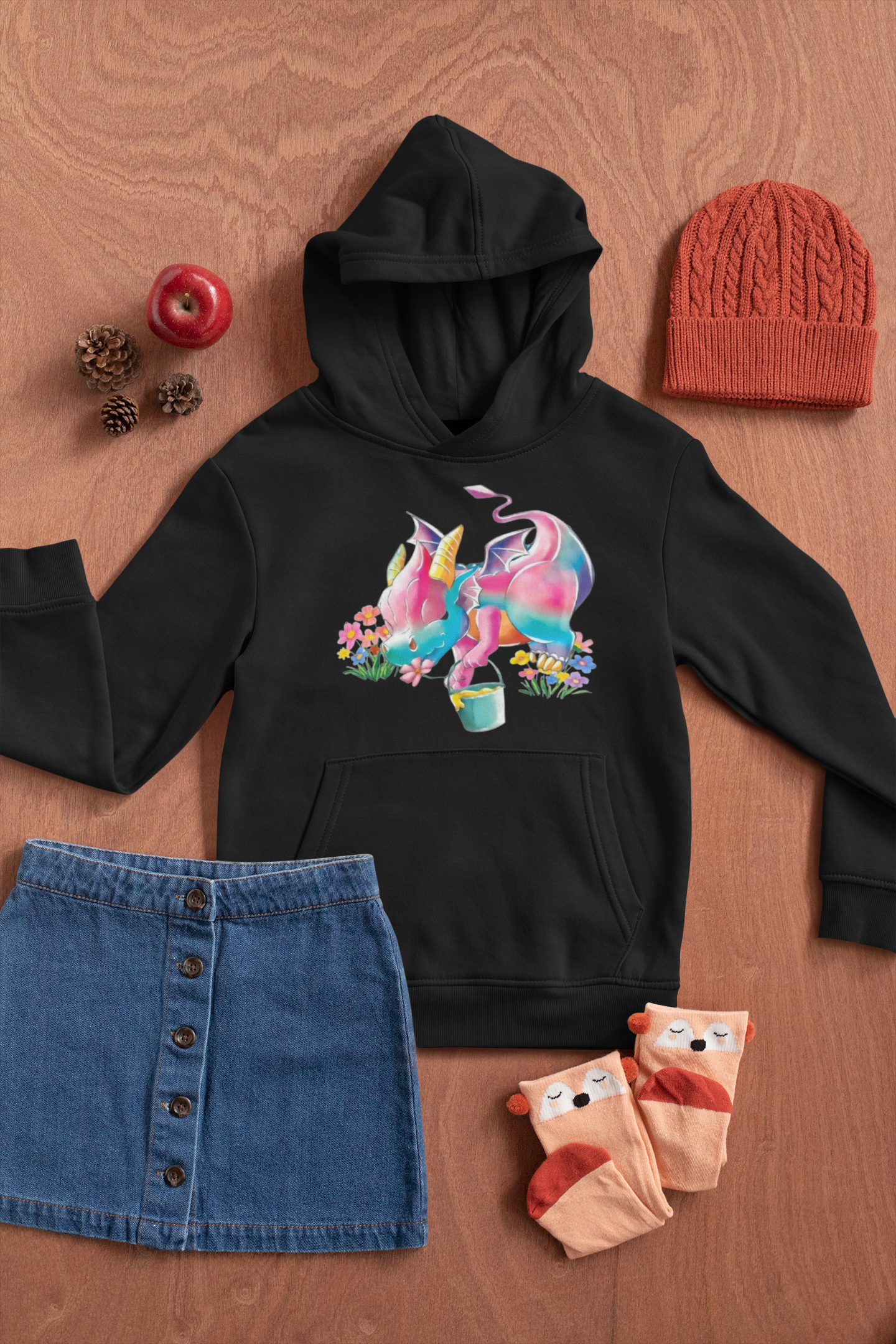 Magical Meadows - Kaida Collecting Pollen - Premium Hoodie Kids