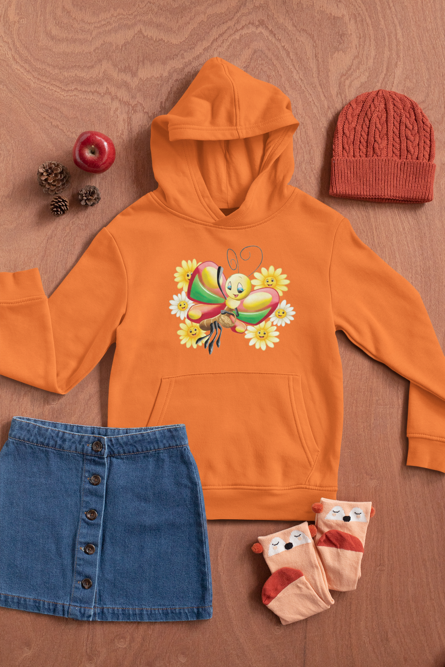 Magical Meadows - Betty & Flowers - Premium Hoodie Kids