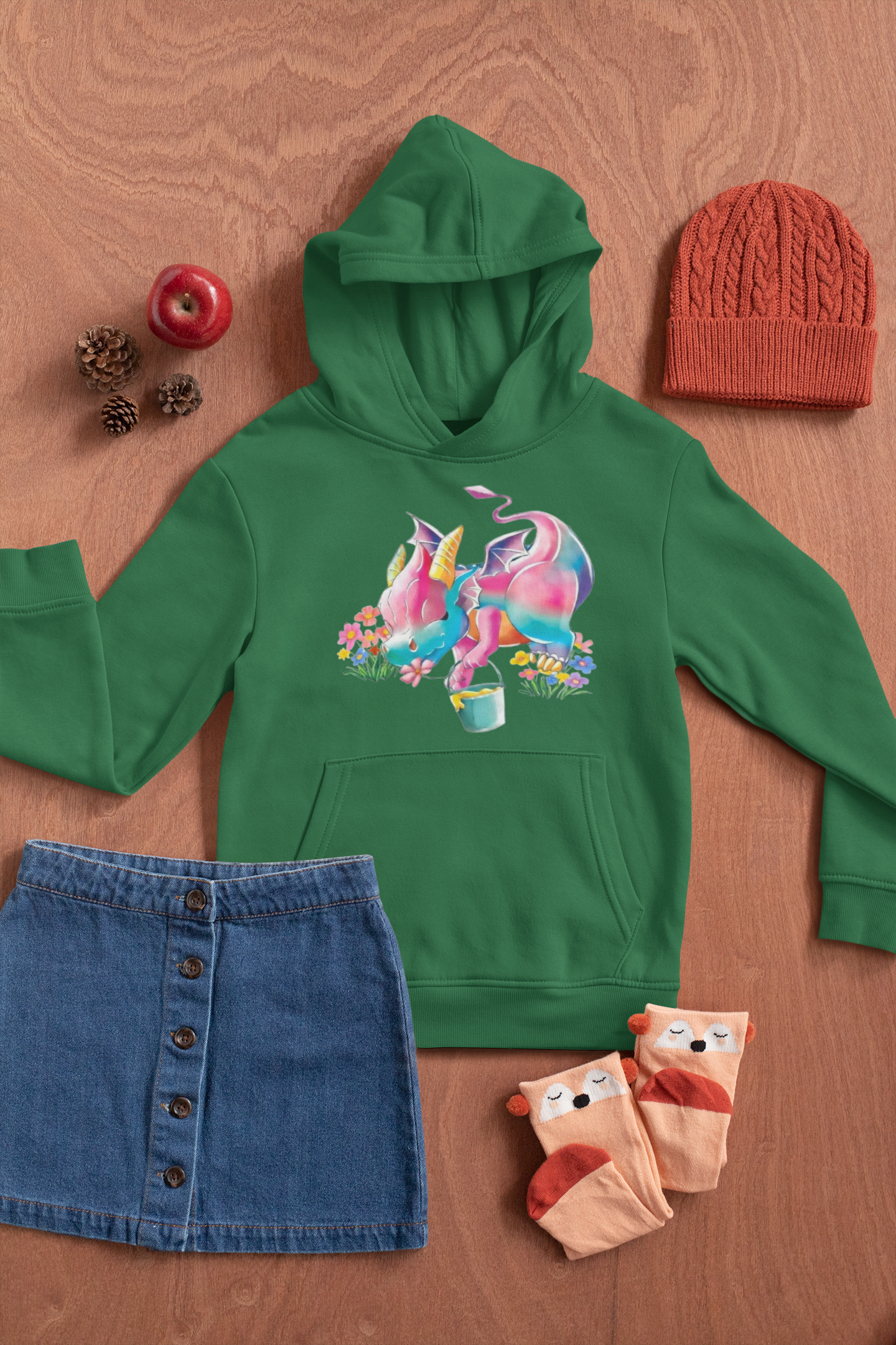 Magical Meadows - Kaida Collecting Pollen - Premium Hoodie Kids