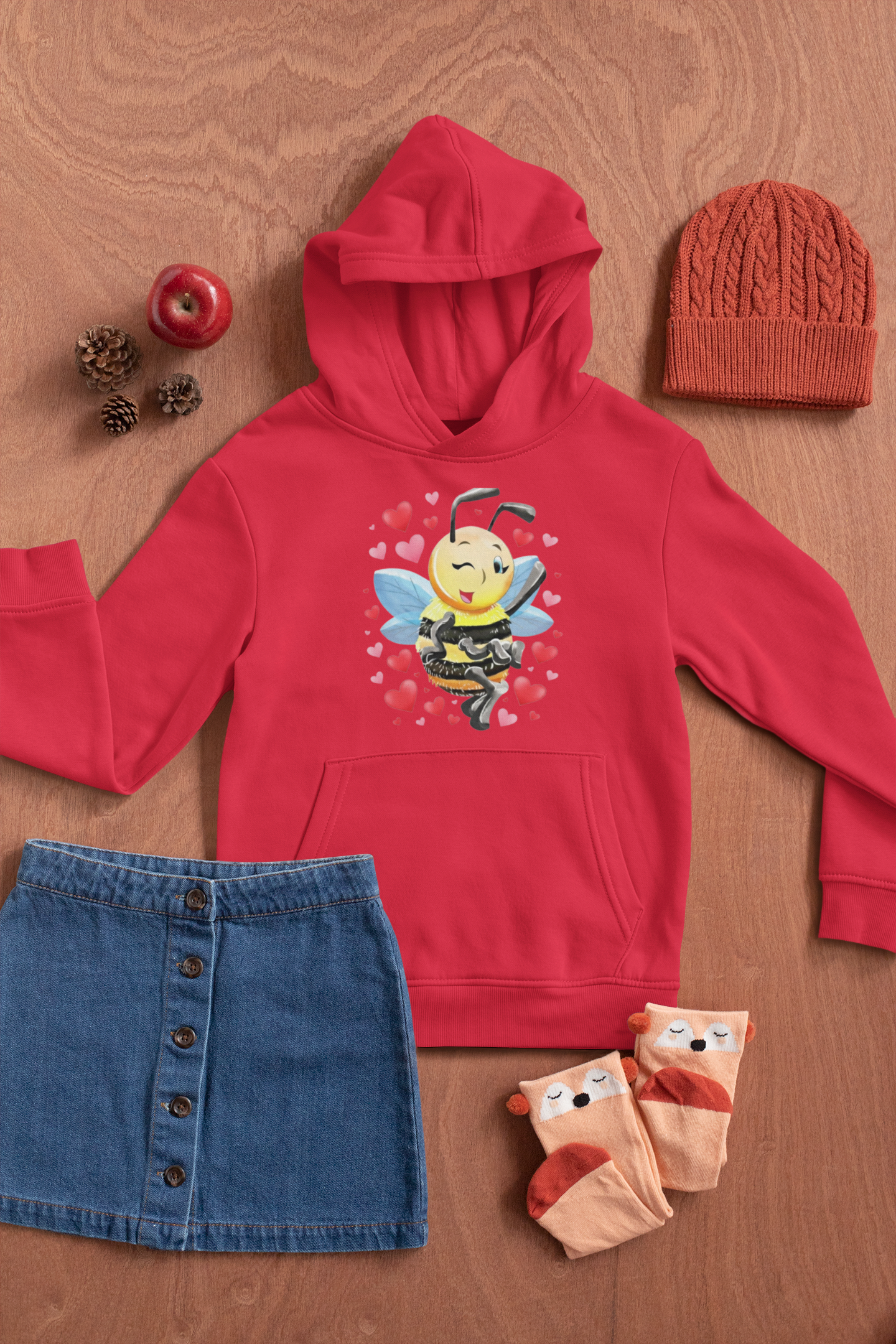 Magical Meadows - Bella & Hearts - Premium Hoodie Kids