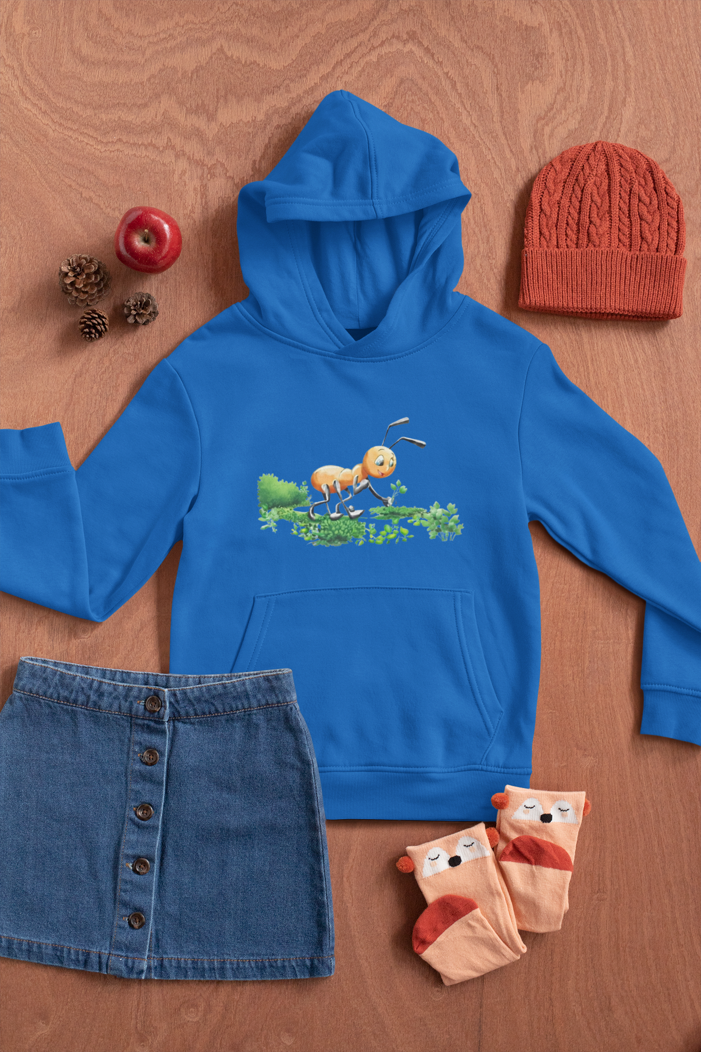 Magical Meadows - Anthony Picking Grass - Premium Hoodie Kids