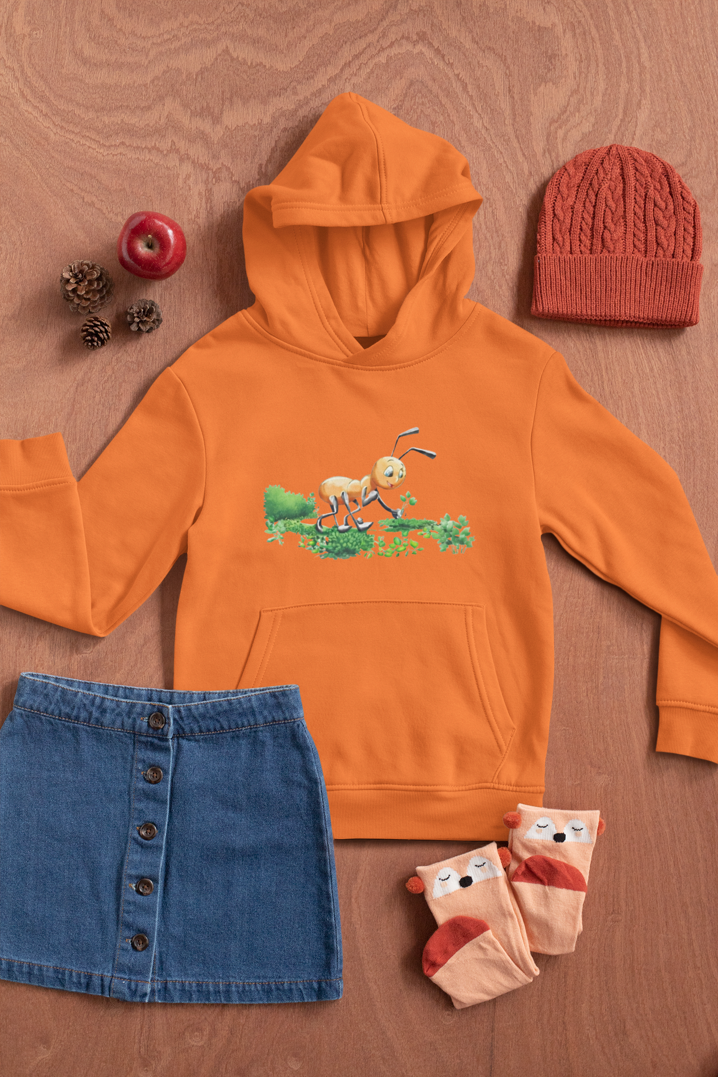Magical Meadows - Anthony Picking Grass - Premium Hoodie Kids