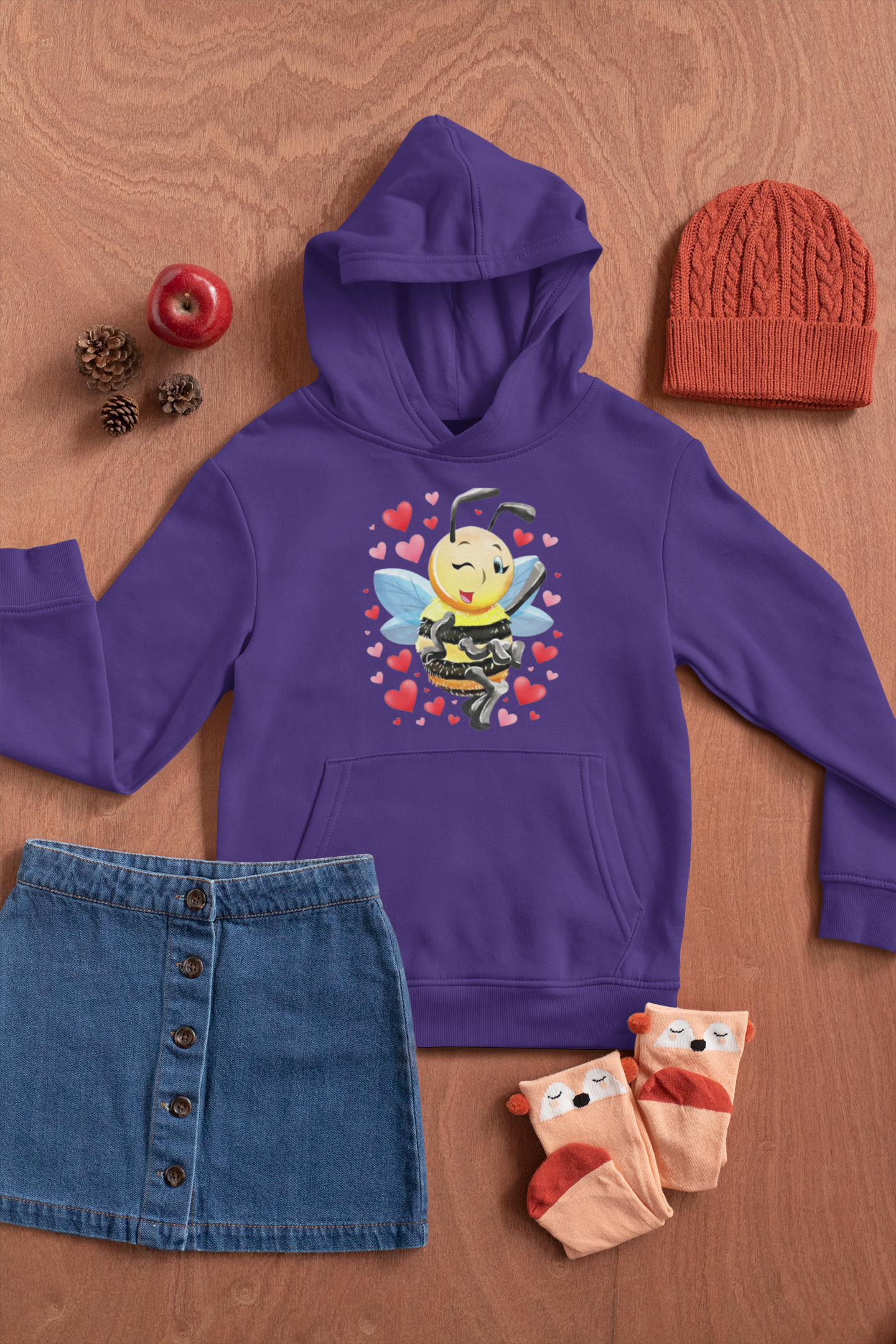 Magical Meadows - Bella & Hearts - Premium Hoodie Kids