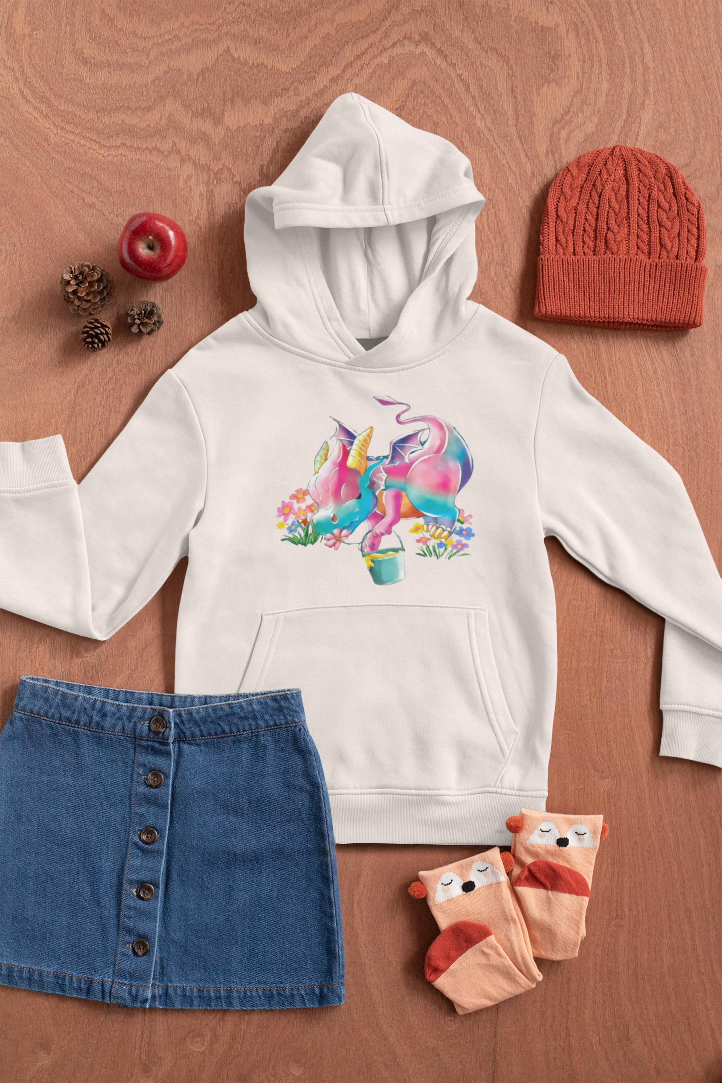 Magical Meadows - Kaida Collecting Pollen - Premium Hoodie Kids