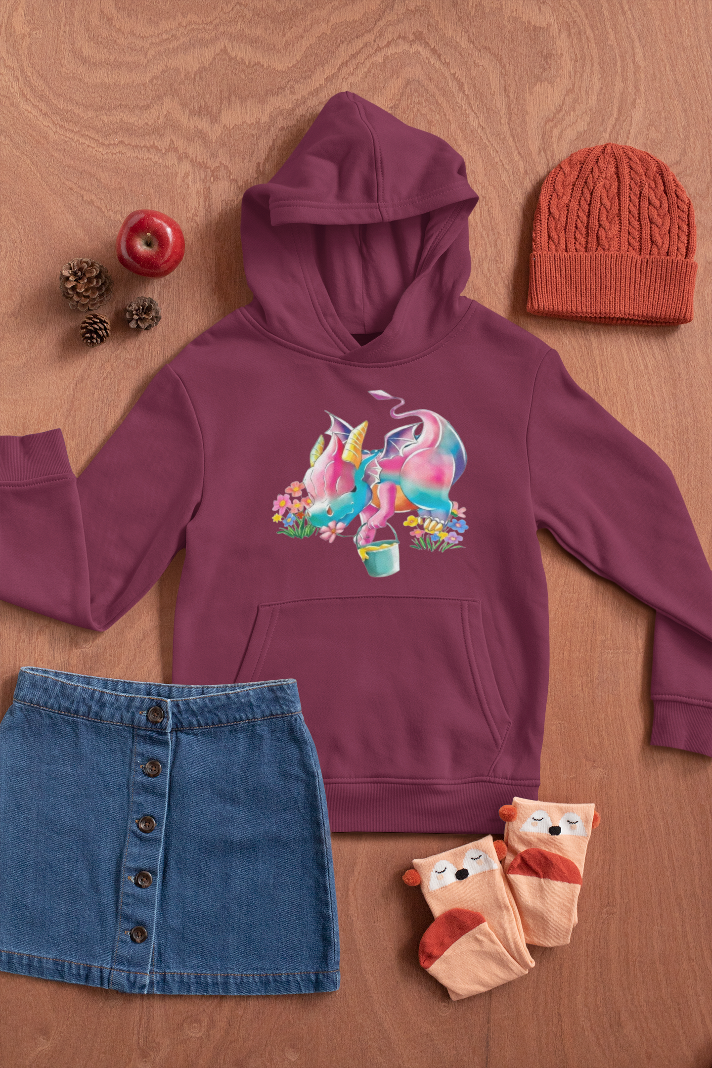 Magical Meadows - Kaida Collecting Pollen - Premium Hoodie Kids