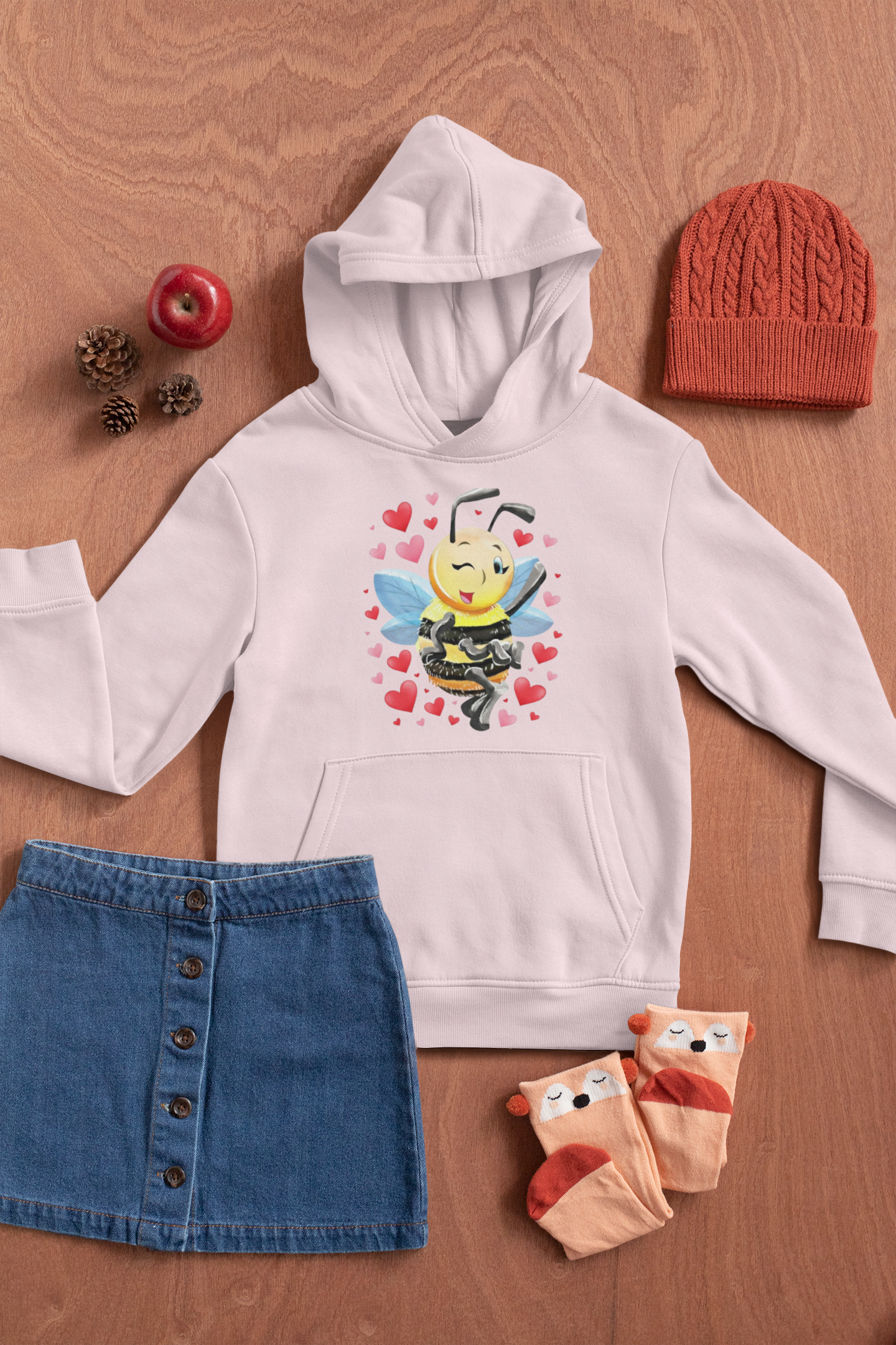 Magical Meadows - Bella & Hearts - Premium Hoodie Kids