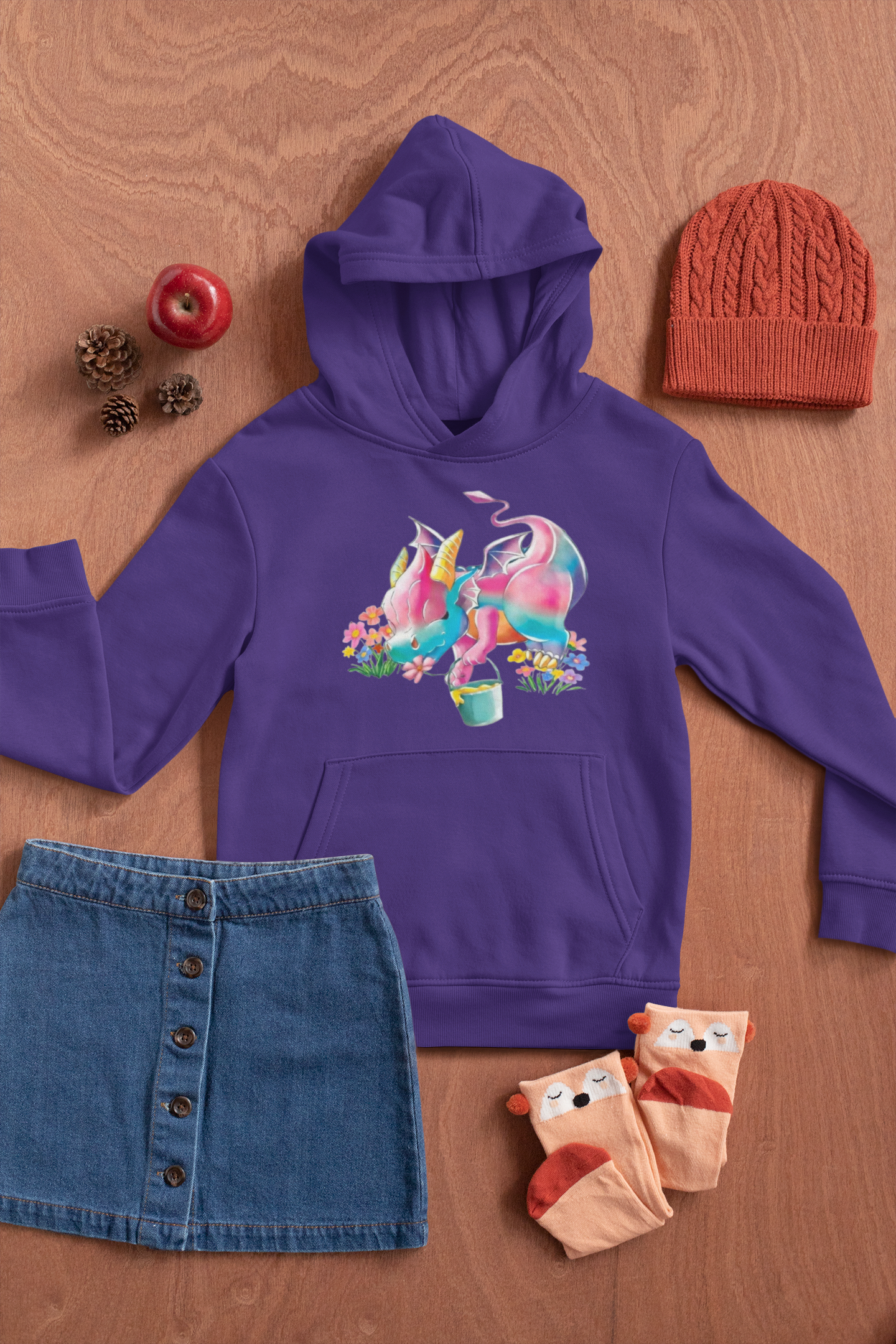 Magical Meadows - Kaida Collecting Pollen - Premium Hoodie Kids