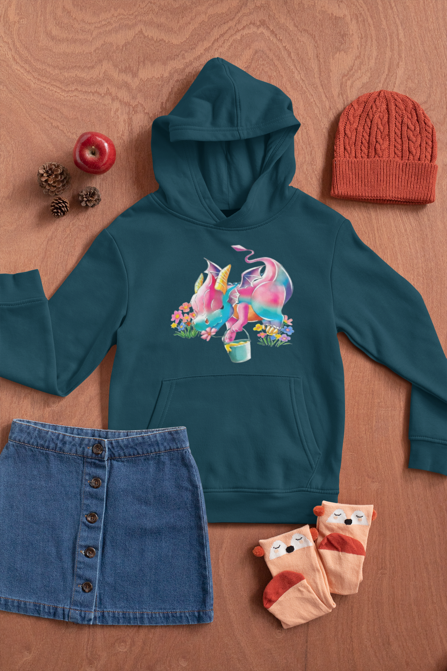 Magical Meadows - Kaida Collecting Pollen - Premium Hoodie Kids