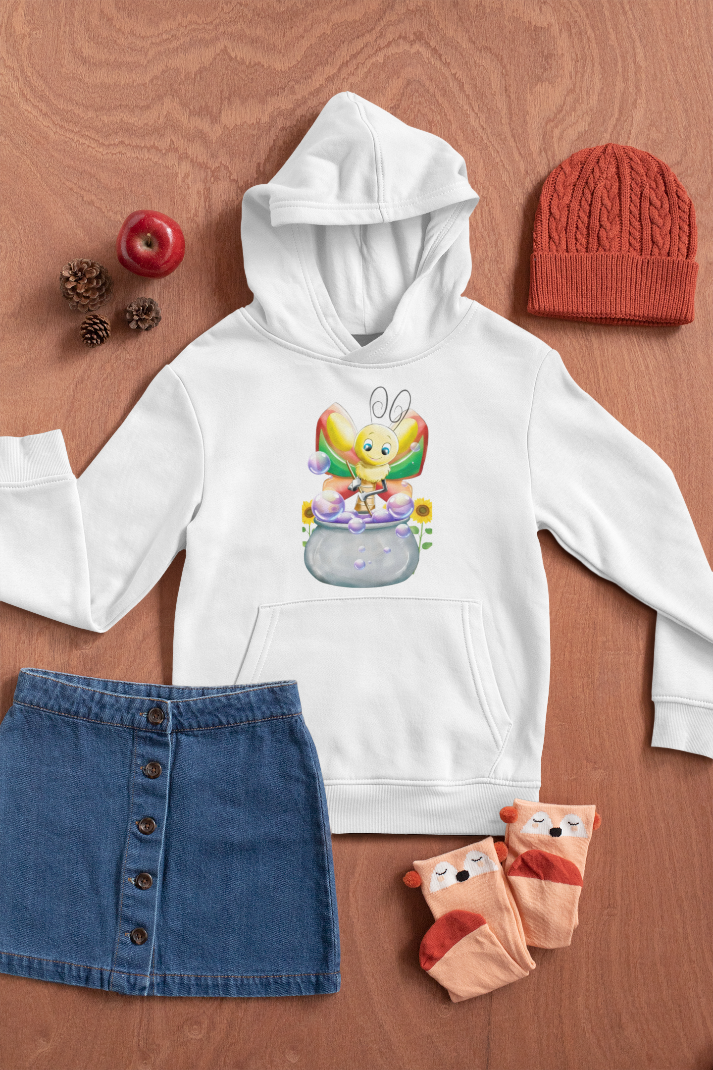 Magical Meadows - Betty & Bubbles - Premium Hoodie Kids