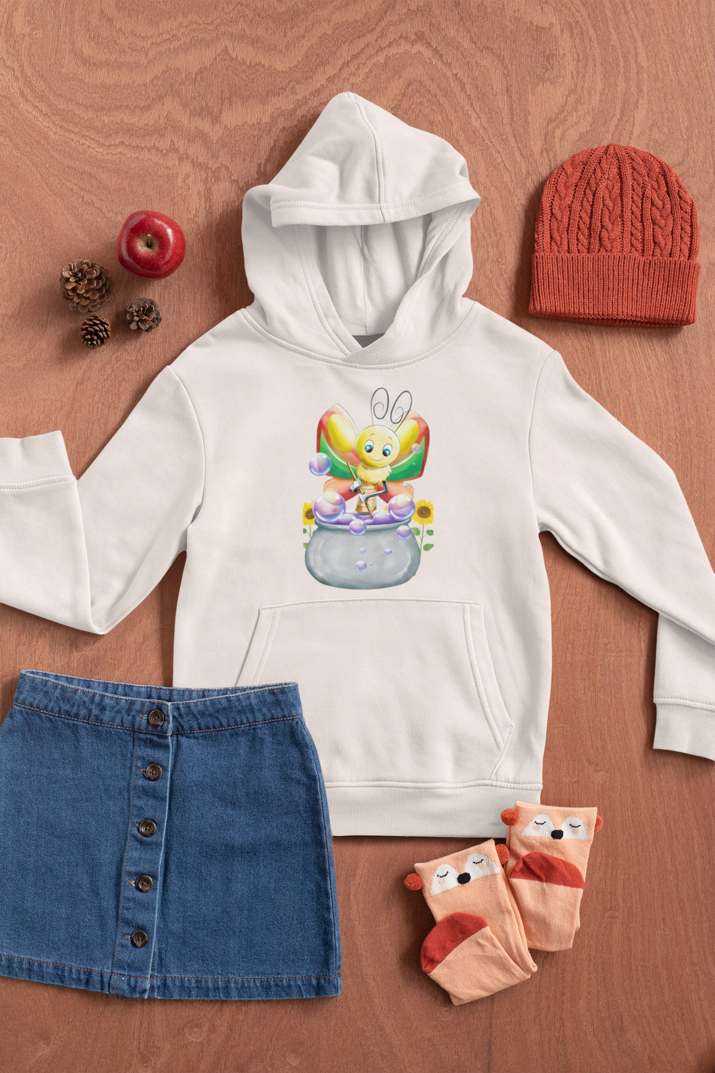 Magical Meadows - Betty & Bubbles - Premium Hoodie Kids