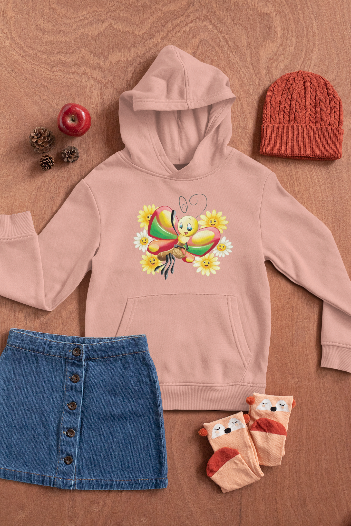 Magical Meadows - Betty & Flowers - Premium Hoodie Kids