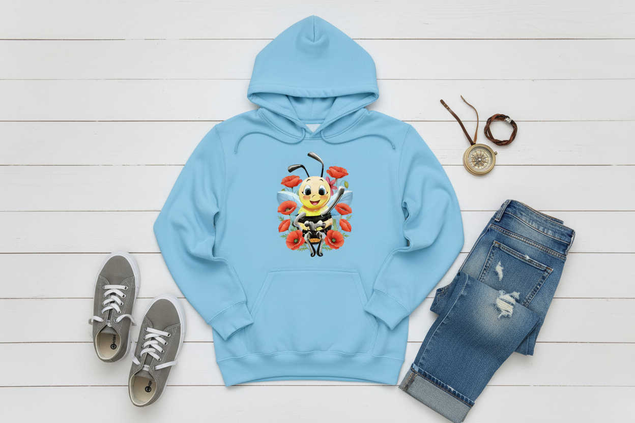 Hoodie Azul Céu (SK)