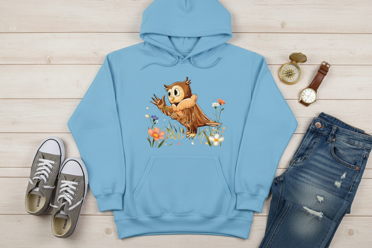 Hoodie Azul Céu (SK)