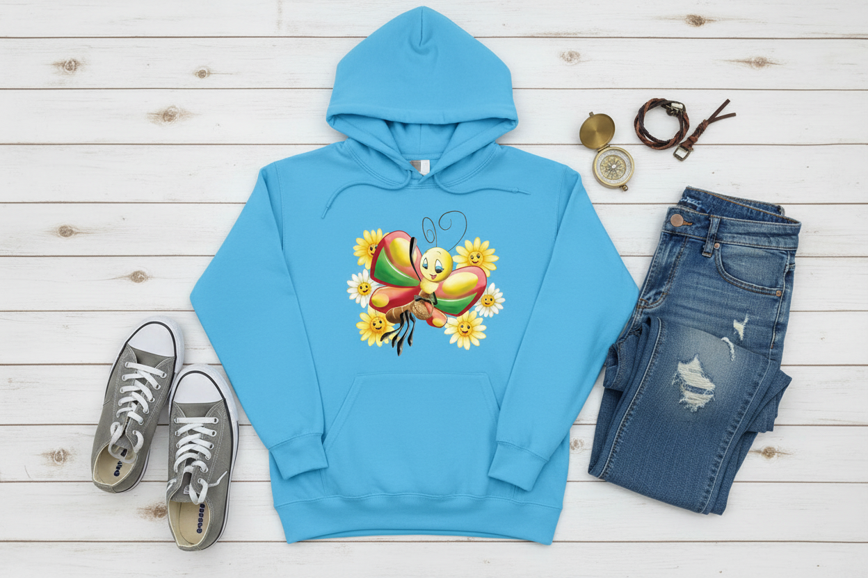 Hoodie Azul Céu (SK)