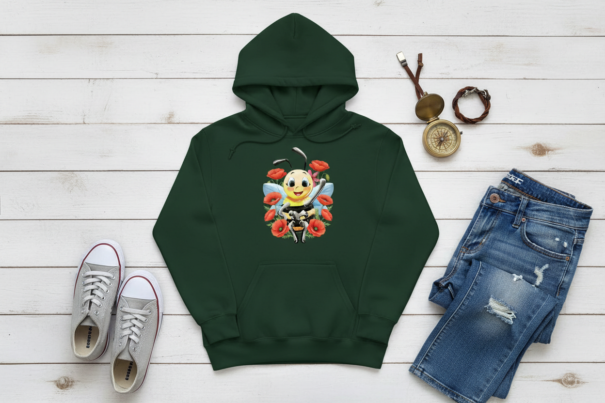 Hoodie Bottle Green (BG)