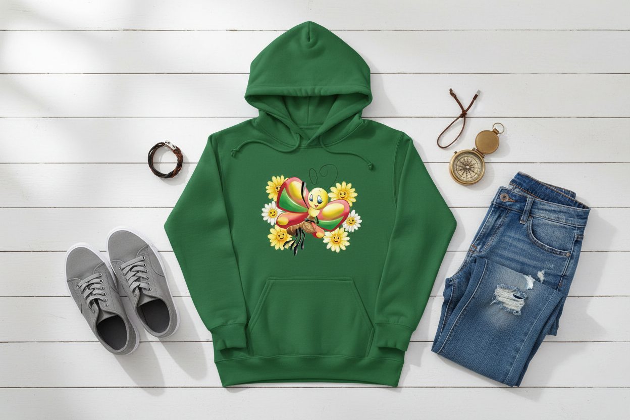 Hoodie Bottle Green (BG)