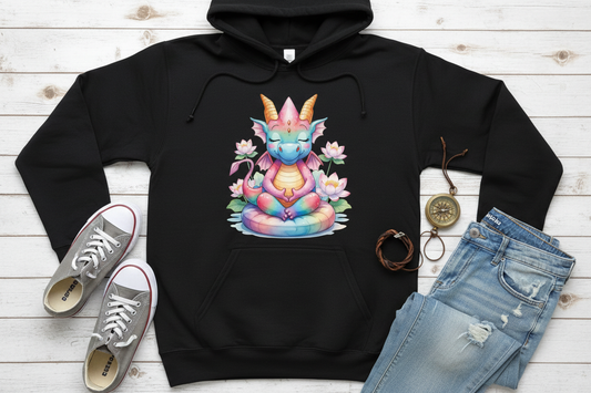 Hoodie Preto com Dragão (BK)