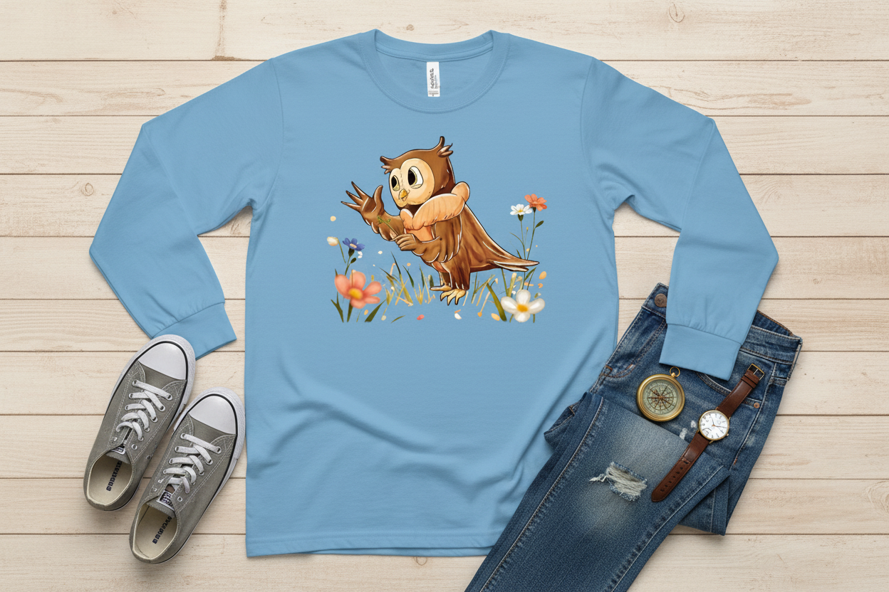 Long Sleeve Azul Céu (SK)