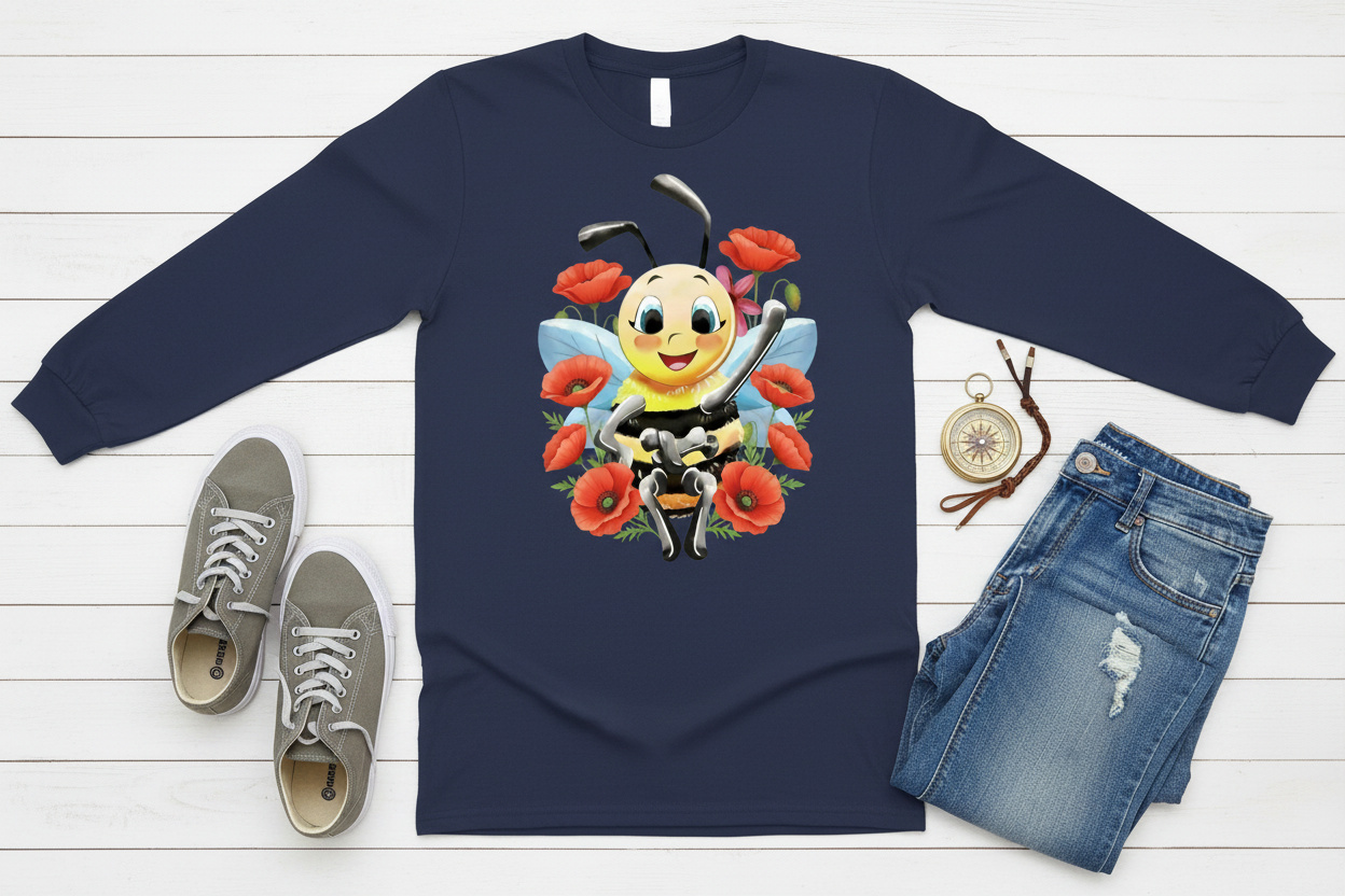 Long Sleeve Azul Marinho (NY)