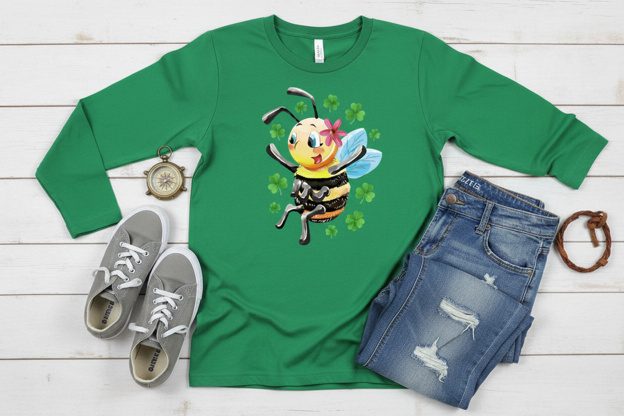 Long Sleeve Kelly Green (KG)