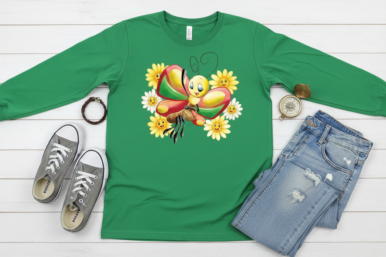 Long Sleeve Kelly Green (KG)