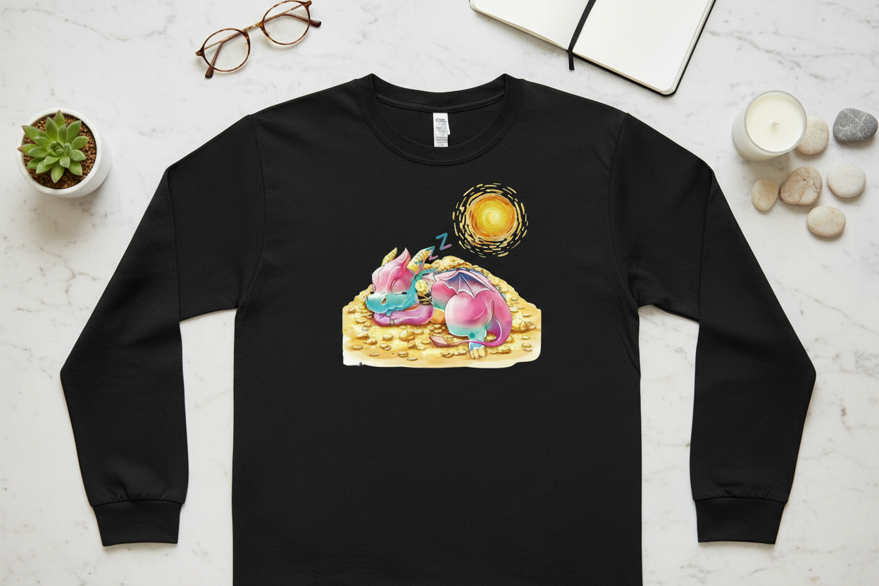 Long Sleeve Preta (BK)