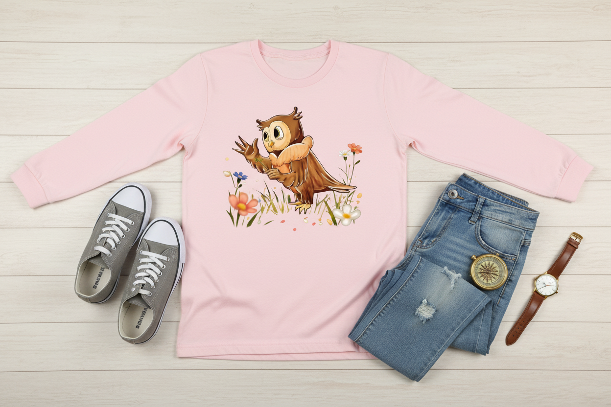 Long Sleeve Rosa (PK)