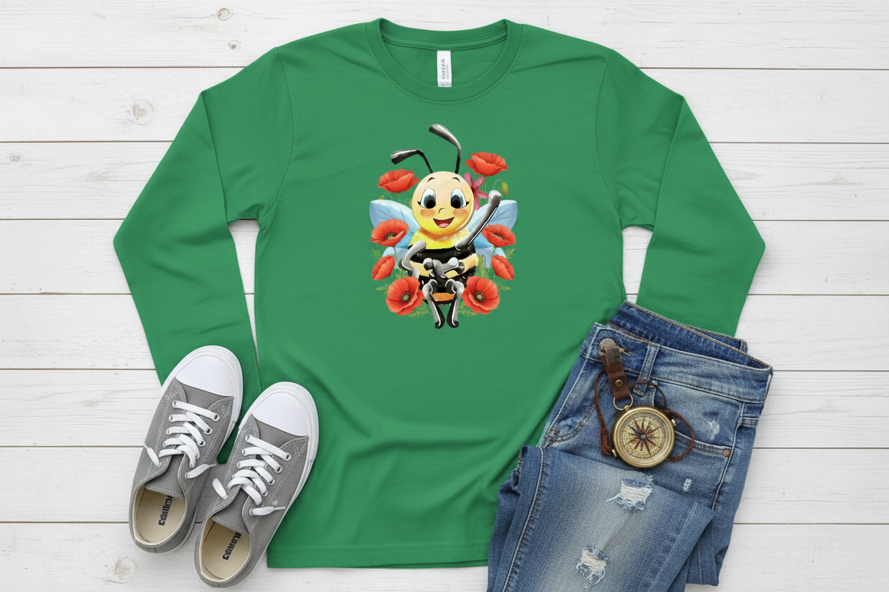 Long Sleeve Verde Kelly (KG)