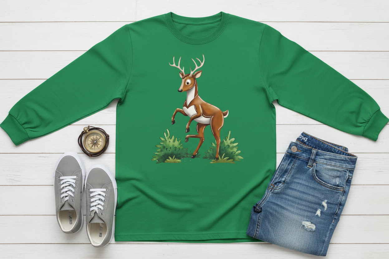Long sleeve Verde (KG) - Corrigida com mangas compridas