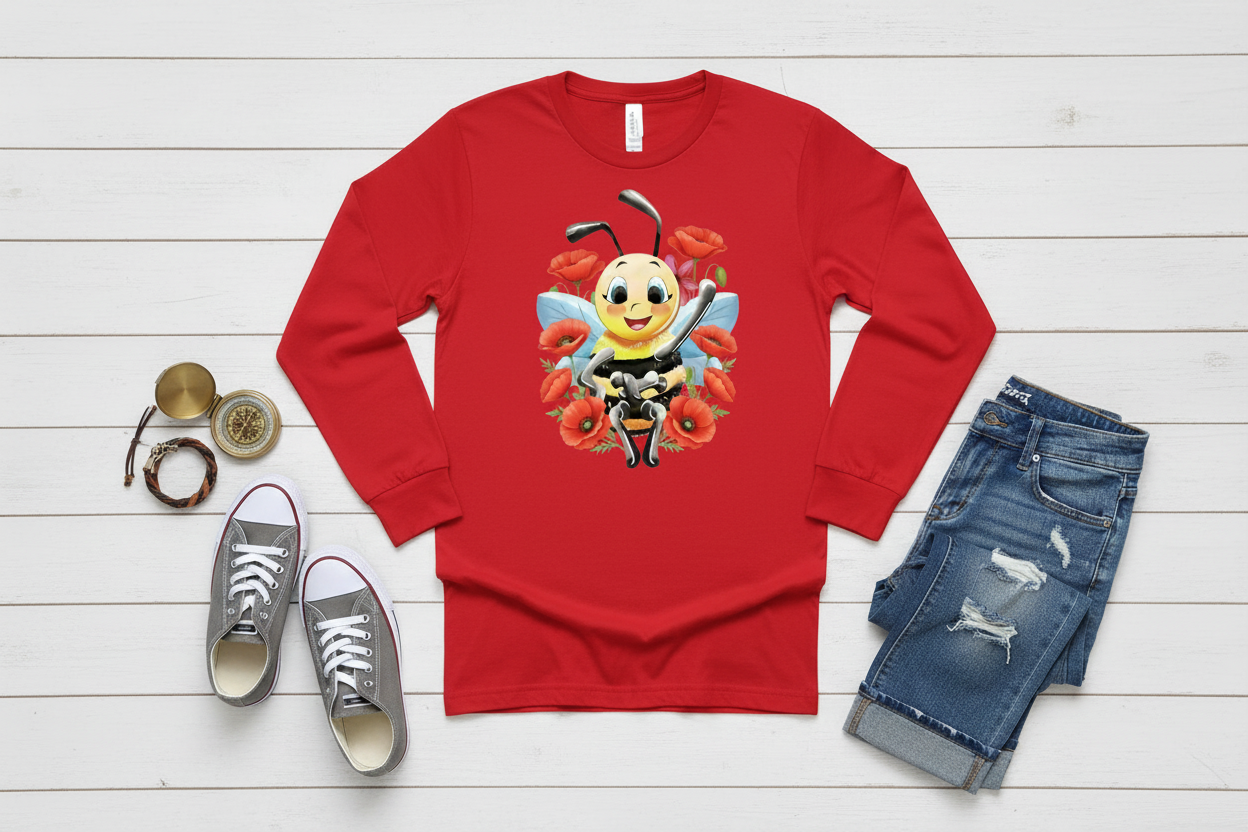 Long Sleeve Vermelho (RD)