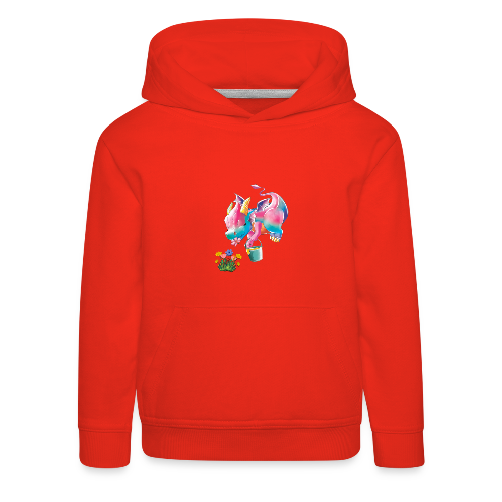 Magical Meadows - Kaida Pollinating - Kids' Premium Hoodie - red