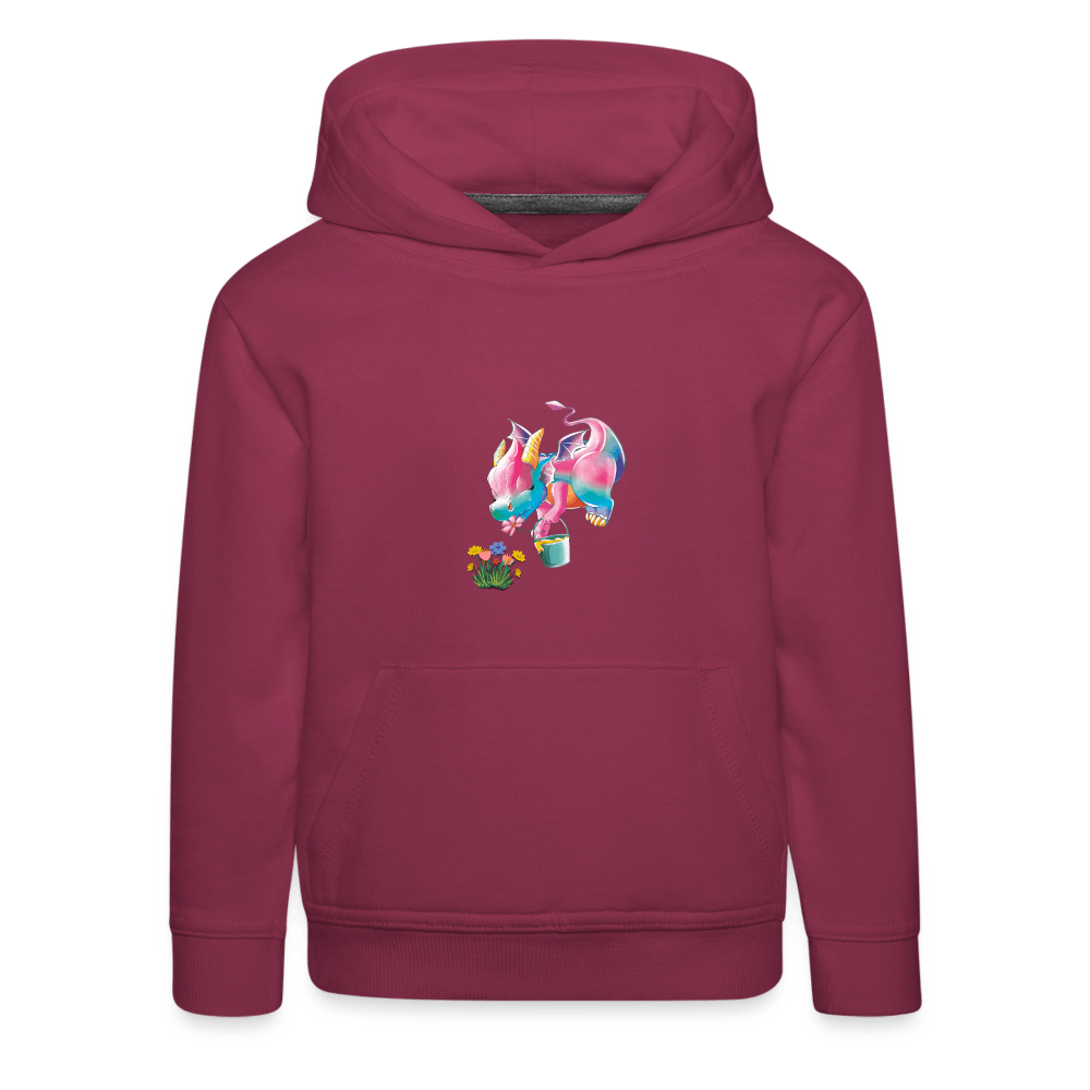 SPOD Kids' Premium Hoodie | Spreadshirt 654 Magical Meadows - Kaida Pollinating - Kids' Premium Hoodie