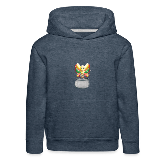 SPOD Kids' Premium Hoodie | Spreadshirt 654 Magical Meadows - Magic Butterfly - Kids' Premium Hoodie