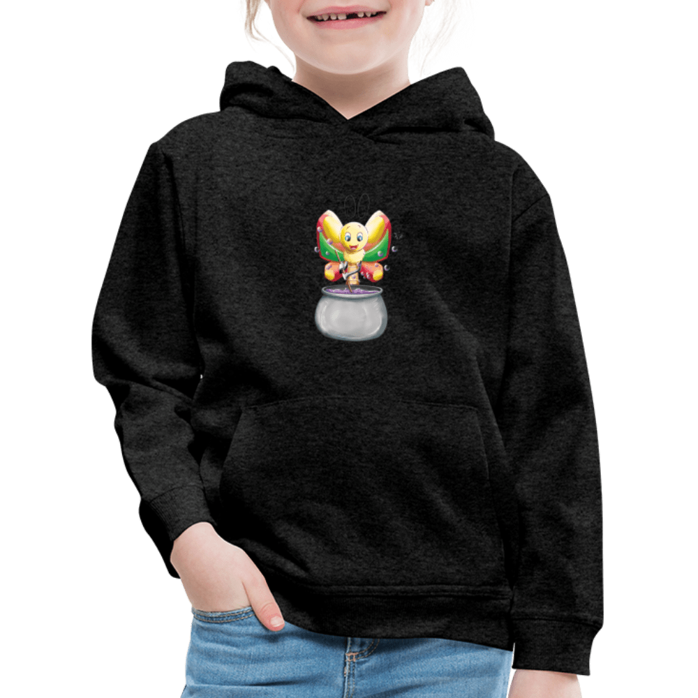 SPOD Kids' Premium Hoodie | Spreadshirt 654 Magical Meadows - Magic Butterfly - Kids' Premium Hoodie