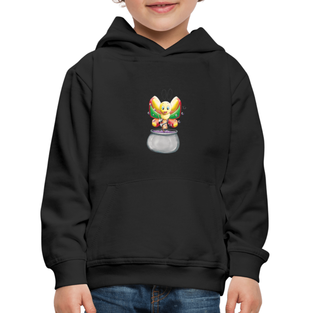 SPOD Kids' Premium Hoodie | Spreadshirt 654 Magical Meadows - Magic Butterfly - Kids' Premium Hoodie