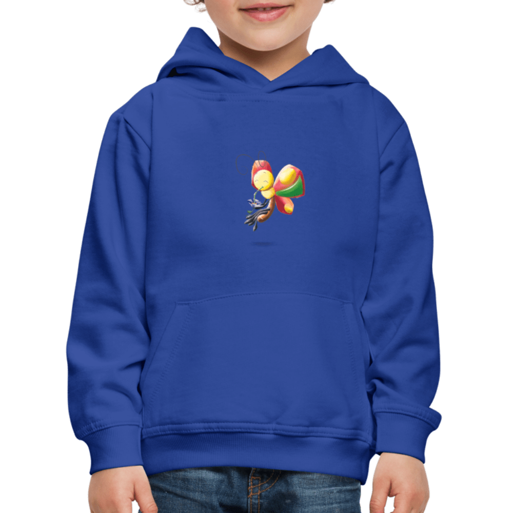 SPOD Kids' Premium Hoodie | Spreadshirt 654 Magical Meadows - Wise Butterfly - Kids' Premium Hoodie