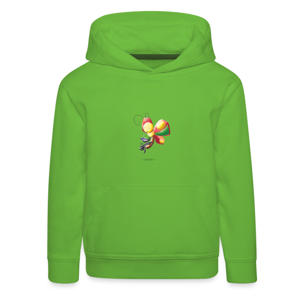 SPOD Kids' Premium Hoodie | Spreadshirt 654 Magical Meadows - Wise Butterfly - Kids' Premium Hoodie