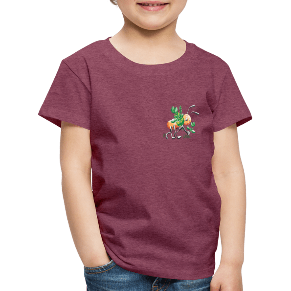 SPOD Kids' Premium T-Shirt | Spreadshirt 814 Magical Meadows - Hardworking Ant - Kids' Premium T-Shirt