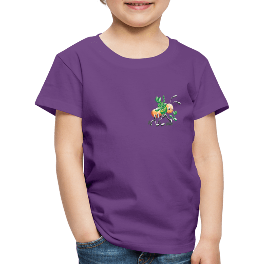 SPOD Kids' Premium T-Shirt | Spreadshirt 814 Magical Meadows - Hardworking Ant - Kids' Premium T-Shirt