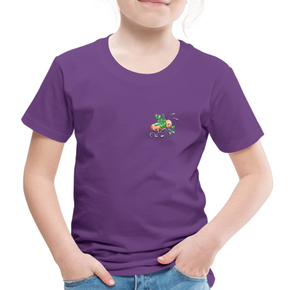 SPOD Kids' Premium T-Shirt | Spreadshirt 814 Magical Meadows - Hardworking Ant - Kids' Premium T-Shirt
