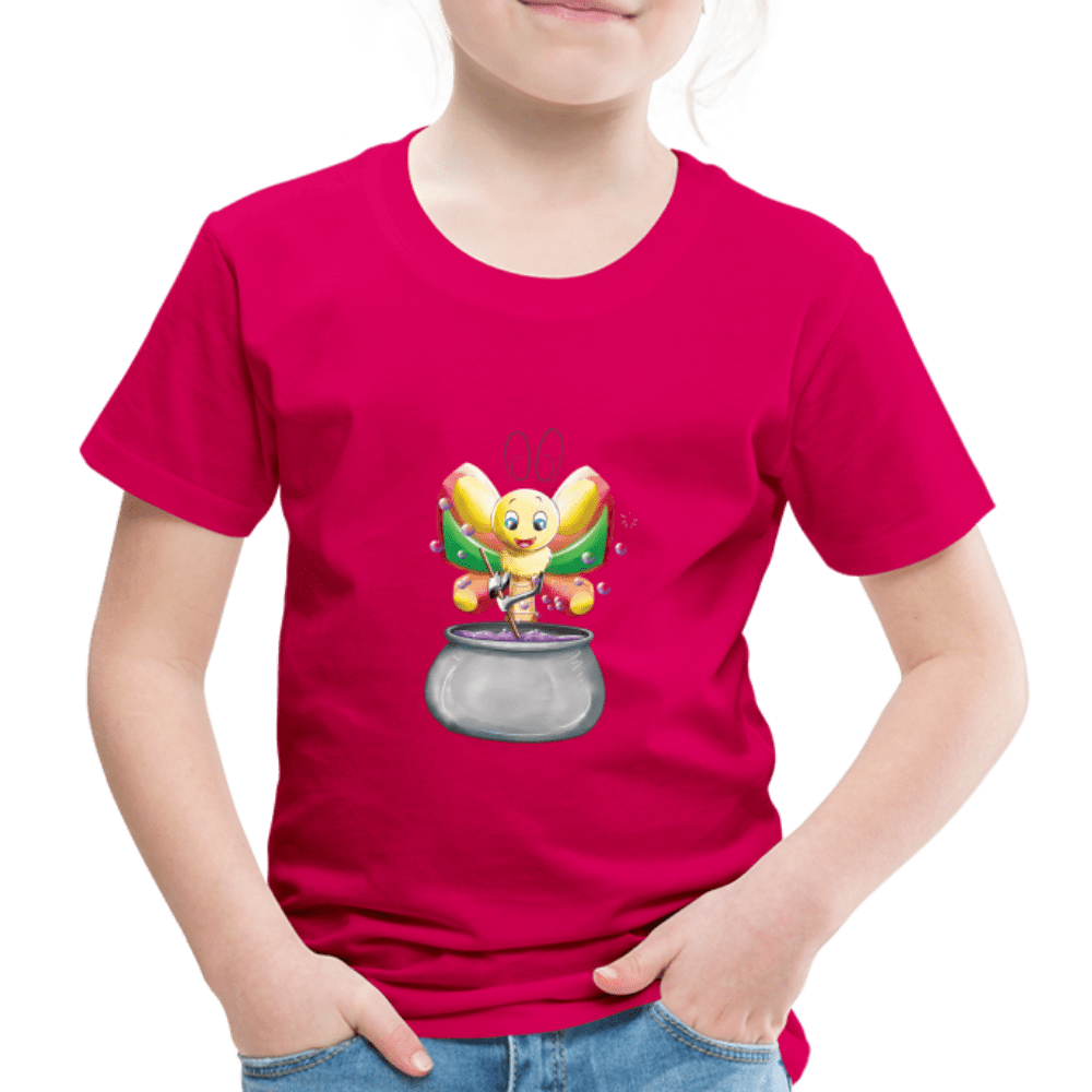 SPOD Kids' Premium T-Shirt | Spreadshirt 814 Magical Meadows - Magic Butterfly - Kids' Premium T-Shirt