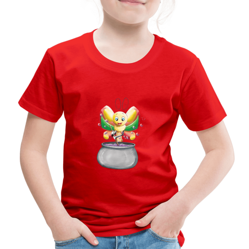 SPOD Kids' Premium T-Shirt | Spreadshirt 814 Magical Meadows - Magic Butterfly - Kids' Premium T-Shirt