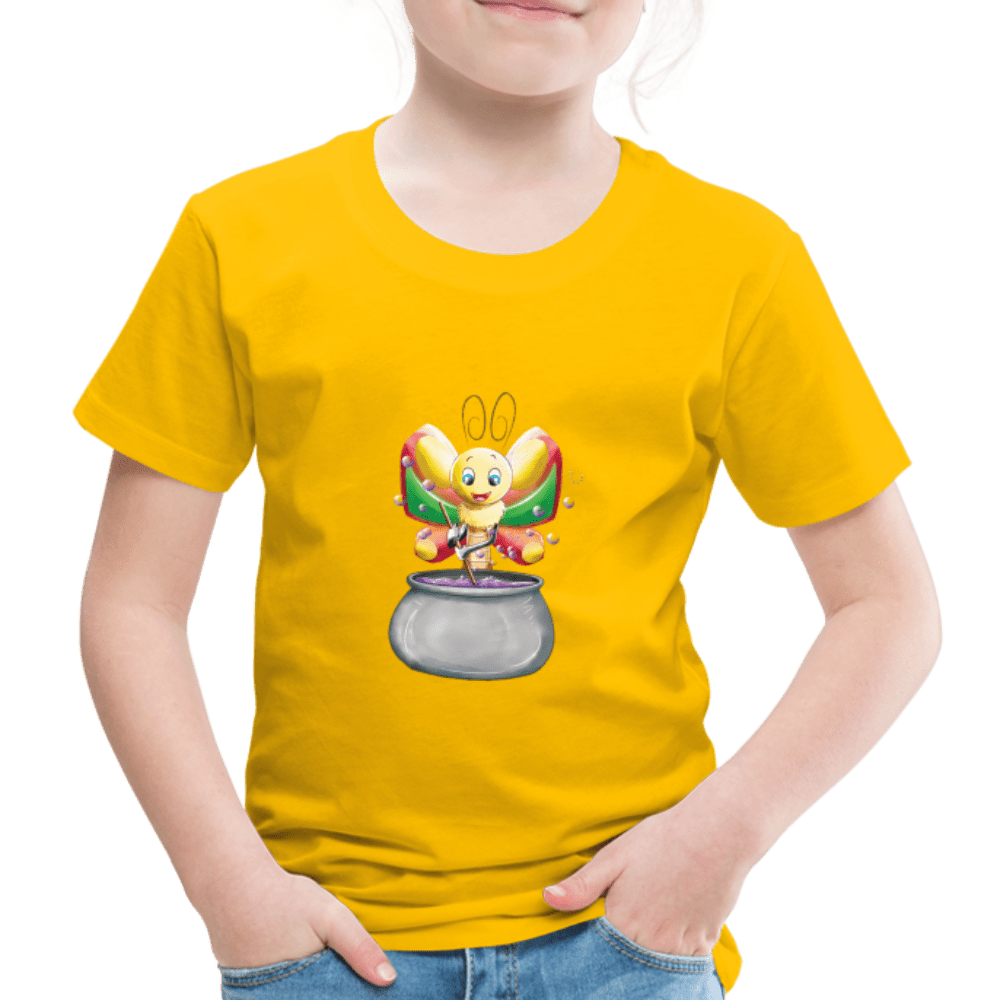 SPOD Kids' Premium T-Shirt | Spreadshirt 814 Magical Meadows - Magic Butterfly - Kids' Premium T-Shirt