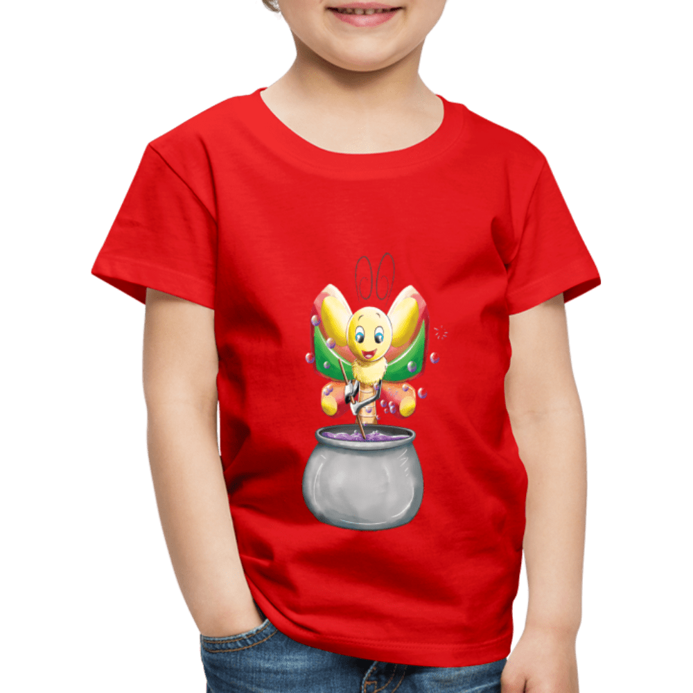 SPOD Kids' Premium T-Shirt | Spreadshirt 814 Magical Meadows - Magic Butterfly - Kids' Premium T-Shirt