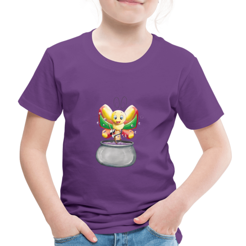SPOD Kids' Premium T-Shirt | Spreadshirt 814 Magical Meadows - Magic Butterfly - Kids' Premium T-Shirt