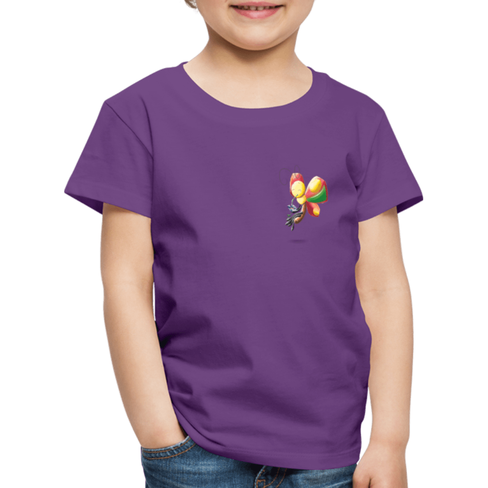 SPOD Kids' Premium T-Shirt | Spreadshirt 814 Magical Meadows - Wise Butterfly - Kids' Premium T-Shirt