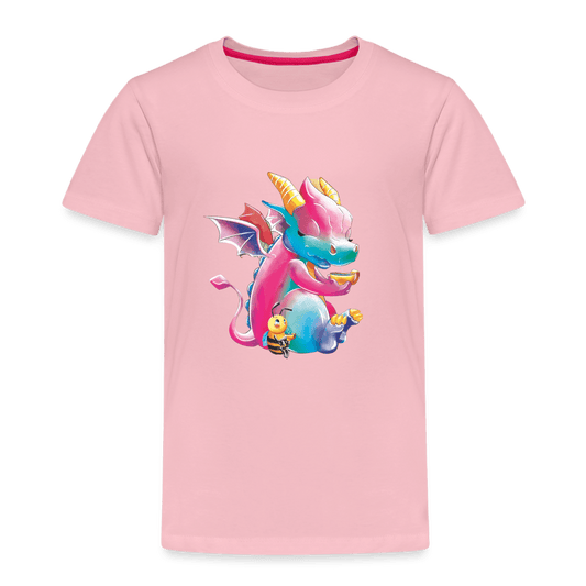 SPOD Kids' Premium T-Shirt | Spreadshirt 814 rose shadow / 98/104 (2 Years) Tea Time - Magical Meadows - Children's Premium T-Shirt