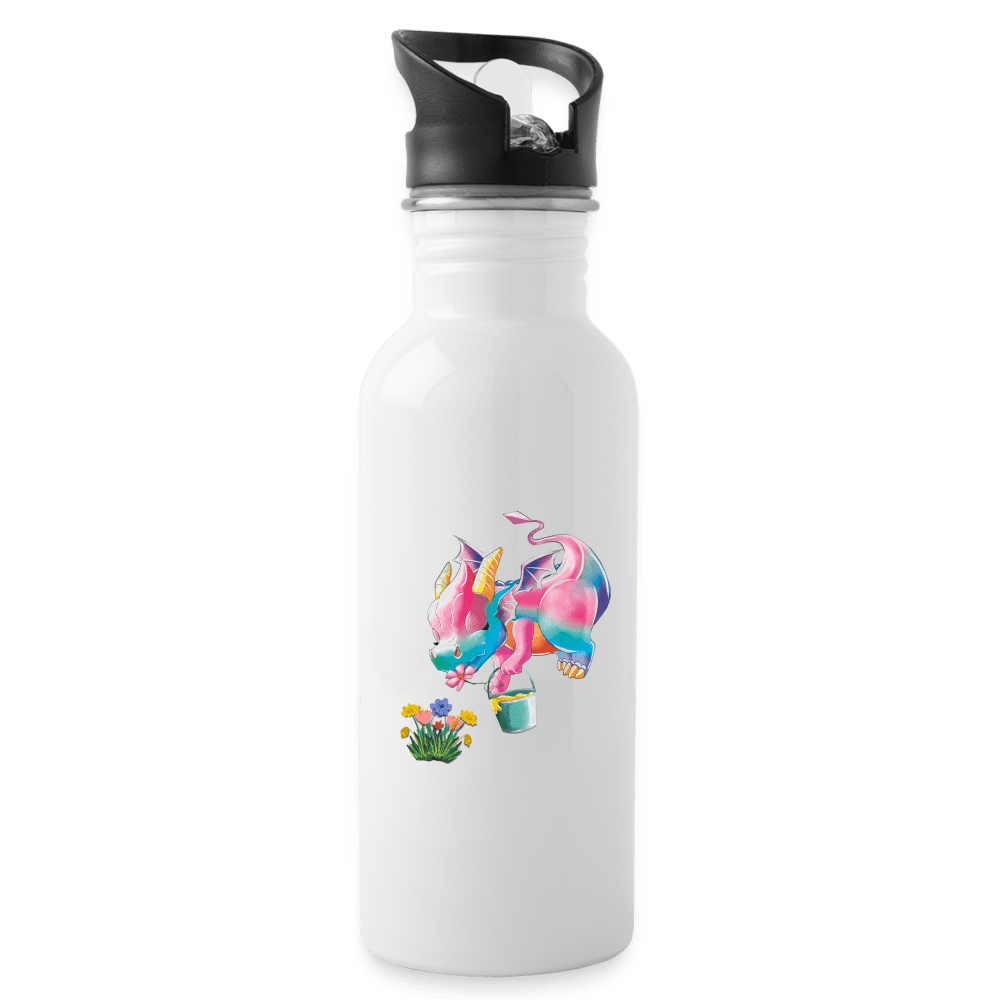SPOD Water Bottle | Schulze white Magical Meadows - Kaida Pollinating - Water Bottle