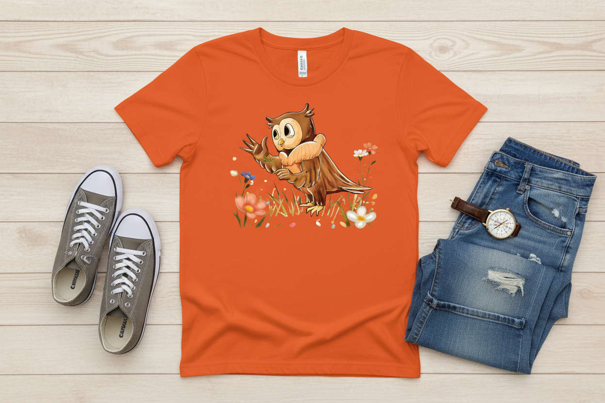 T-shirt Laranja Vivo (OR)